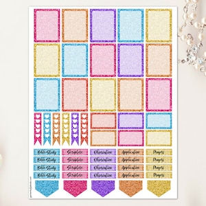 Faith Stickers/ Printable Scripture Stickers/ Bible Study Stickers ...