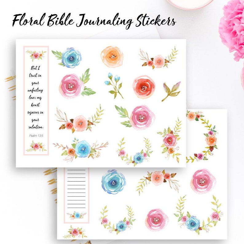 Bible Journaling Kit, Bible Journaling Stickers, Bible Study Stickers