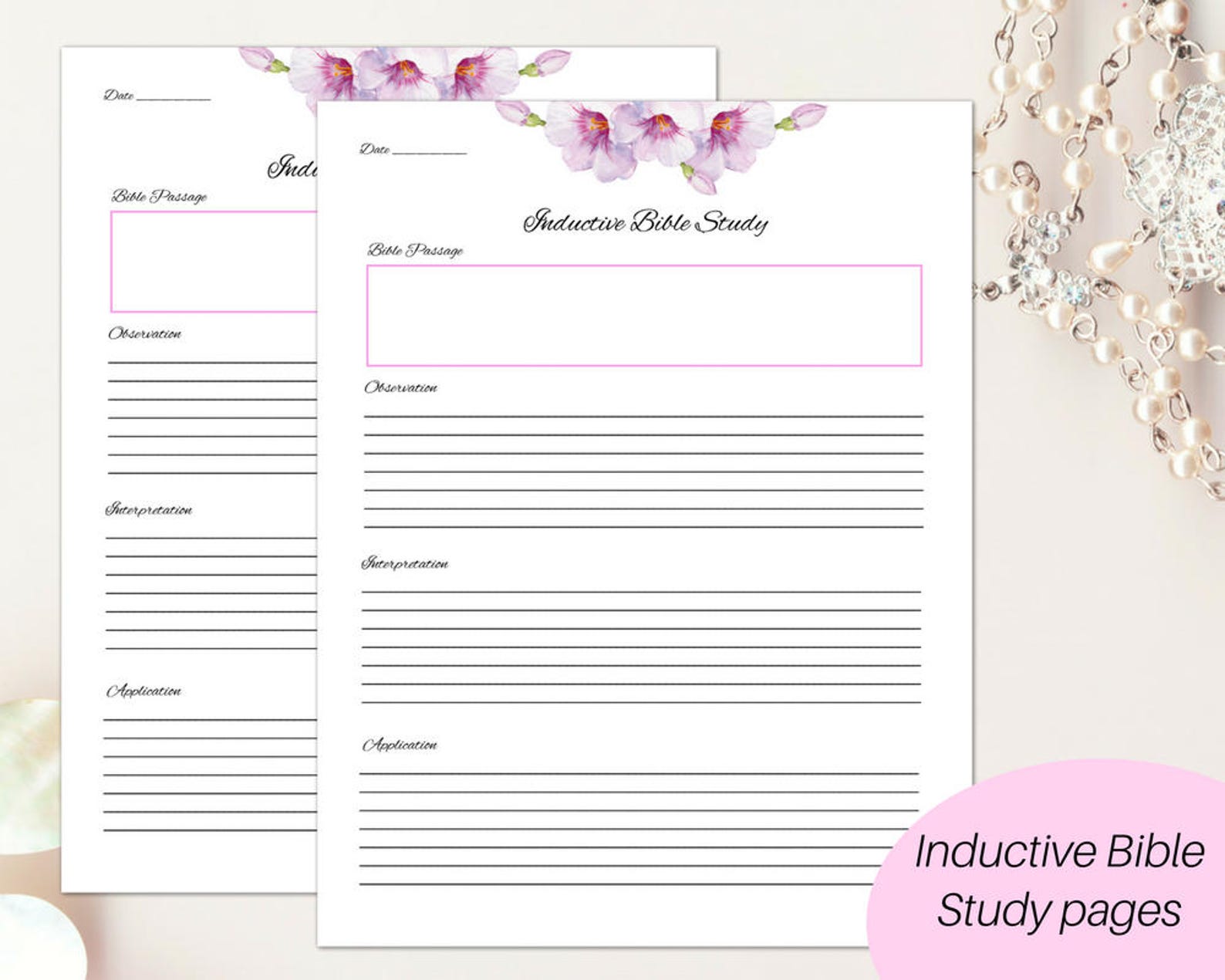 Daily Devotional Printables/ Prayer Journal/ Prayer Printables ...