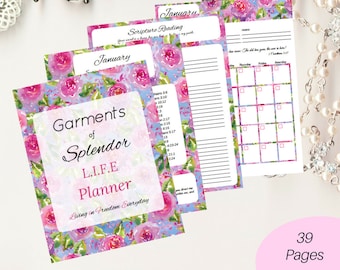 Afdrukbare christelijke planner/afdrukbare geloof planner inzetstukken/bijbel printables/christelijke printables/devotionele planner/geloof planner/