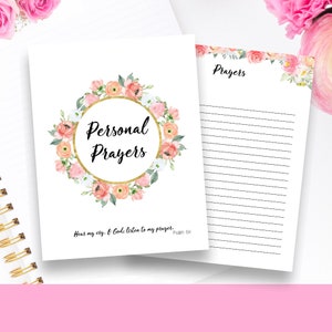 Printable prayer journal/ faith planner/ Bible study image 6