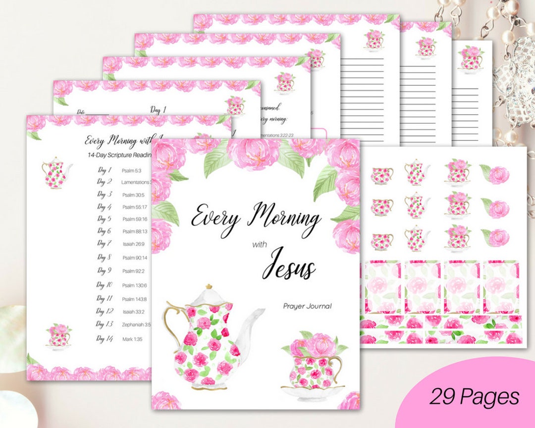 Printable Prayer Journal, Prayer Journal, Bible Journaling Kit ...