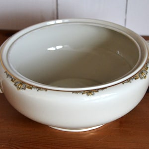 Zeh Scherzer porcelain tarpaulin (without lid), white with gold