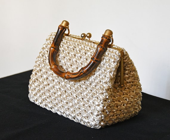 Italian raffia bag