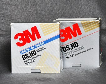 3M 3.5" floppy disks in original packaging