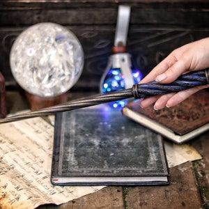 Osiris Magic Wand: Enchanting Handcrafted Elegance for LARP, Ren-Fair, Wizardry, Sorcery, Witchcraft, and Fairy Realms