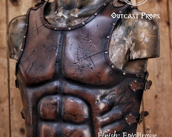 roman armor greek armor gladiator armor lorica musculata leather cuirass spartacus armor roman armor cosplay larp leather body armor men
