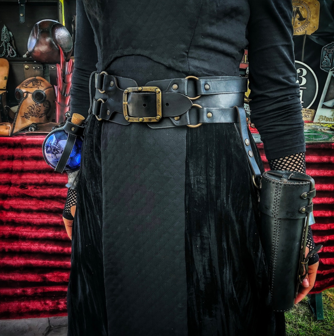 Adventurer Leather belt big sizes available essential | Etsy