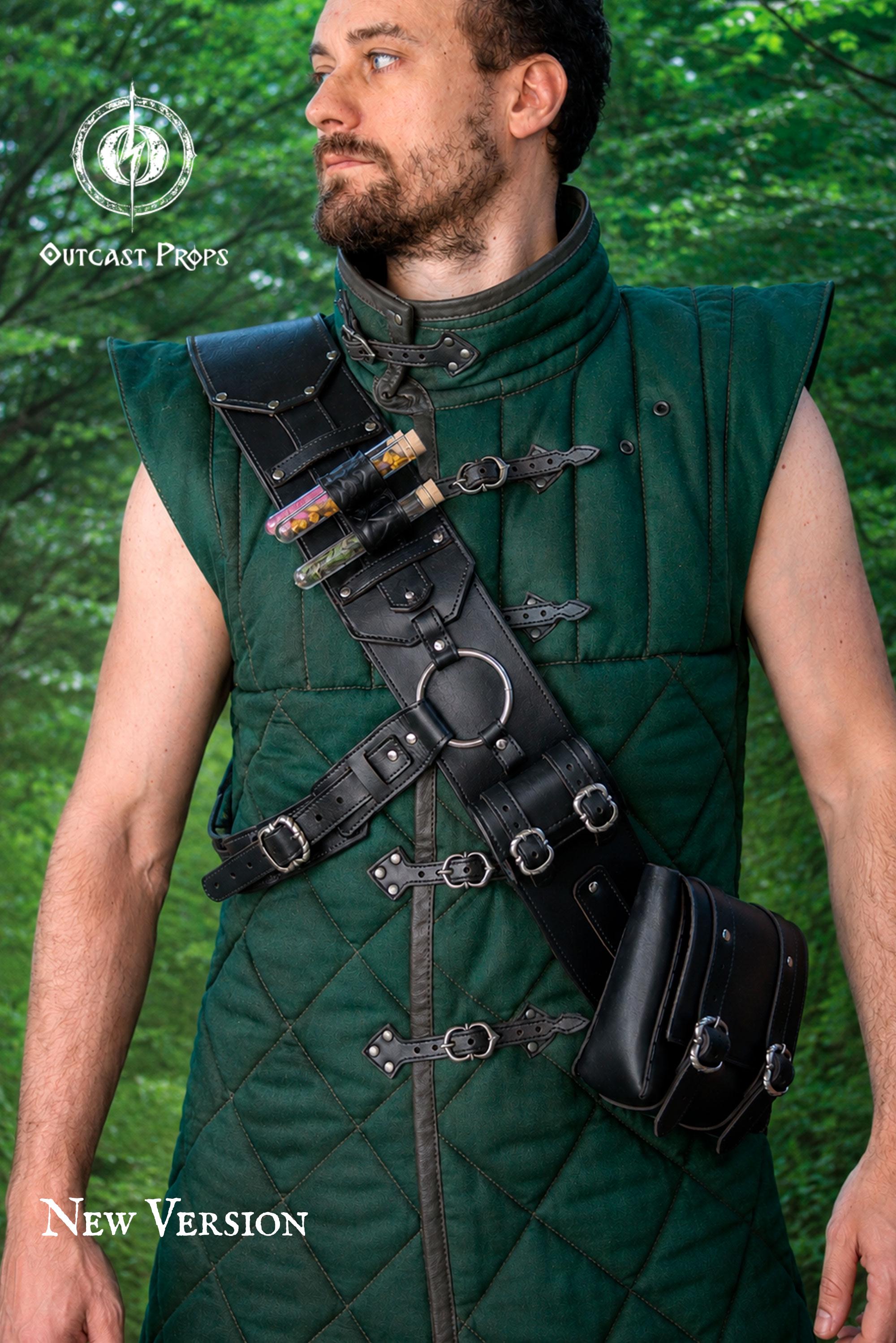 Ursine Armor Leather Baldric Witcher Inspired Bear School Gear 