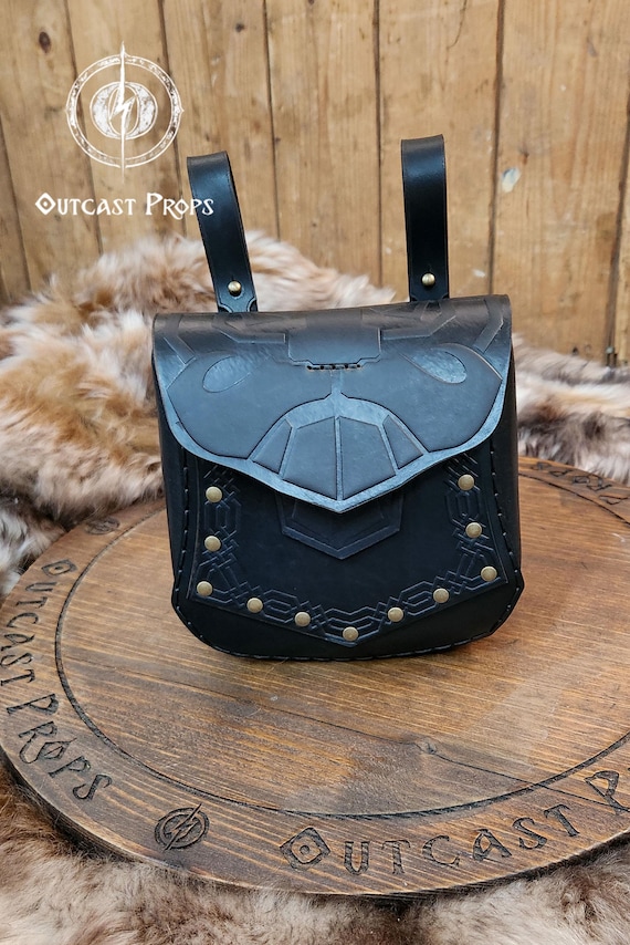 レザーベルトポーチ 中世ファンタジーウエストバッグ LARPコスプレ