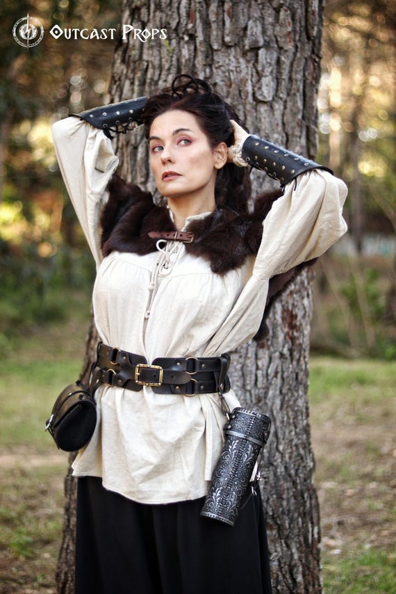 Brown Belt Costume HALLOWEEN PIRATE COSTUME Set Pirate Sash Belt