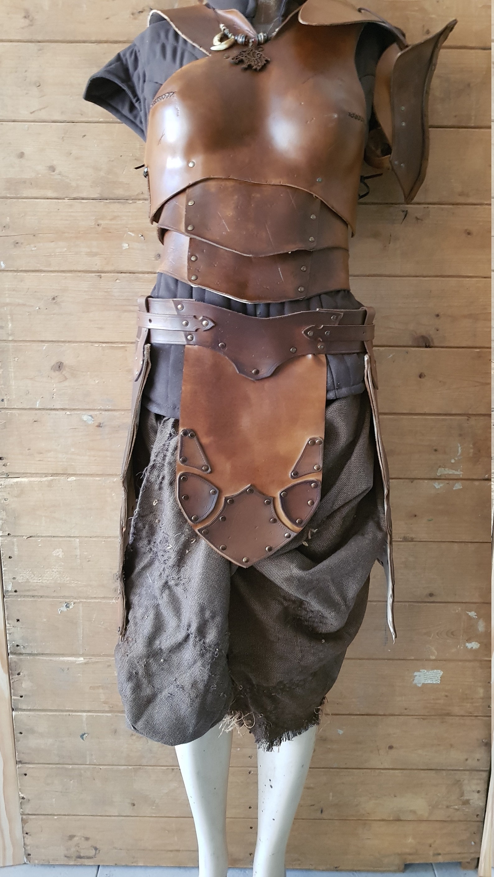 Earth Ranger Rogue Leather armor set larp armor viking | Etsy