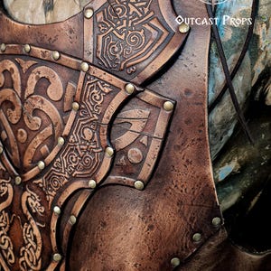 Celtic Viking Fusion Leather Armor Set for LARP, Renaissance Fairs & Fantasy Events - Handcrafted Warrior Costume