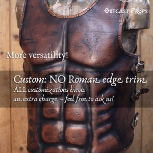 roman armor greek armor gladiator armor lorica musculata leather cuirass spartacus armor roman armor cosplay larp leather body armor men