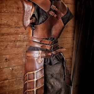 Viking Leather Armor for Women Set Larp Female Armor Leather ...