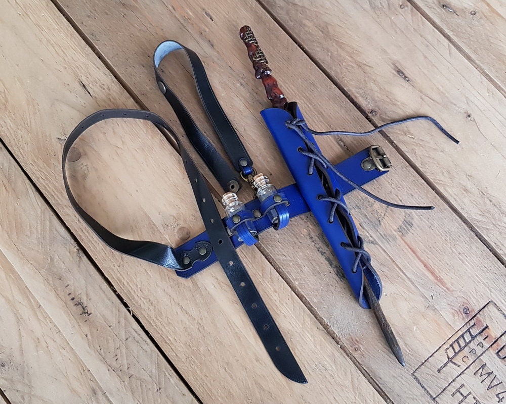 Ornated wand garter holster
