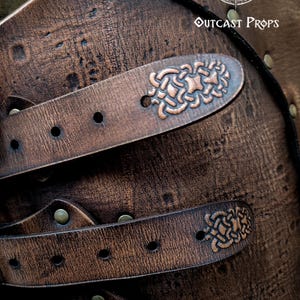 Celtic Viking Fusion Leather Armor Set for LARP, Renaissance Fairs & Fantasy Events - Handcrafted Warrior Costume