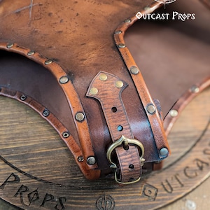 armatura romana, armatura greca, armatura da gladiatore, lorica musculata, corazza in pelle, armatura di Spartaco, armatura romana, cosplay, larp, armatura in pelle per uomini immagine 20