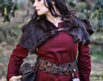 LARP用冒険者レザーベルト 海賊ベルト 錬金術師ベルト 中世ベルト