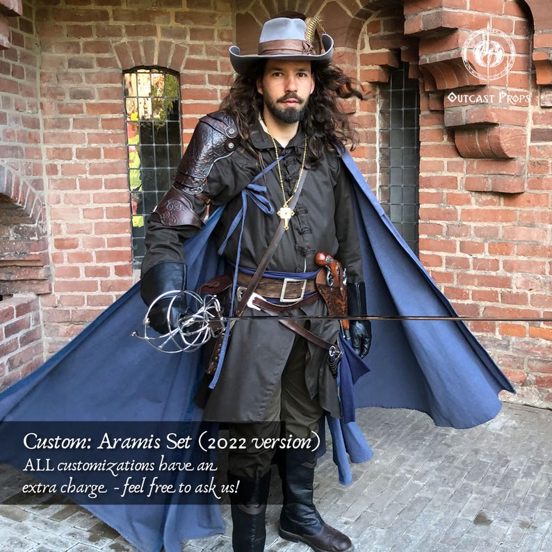 aramis musketeer costume cosplay