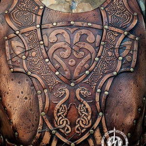 Celtic Viking Fusion Leather Armor Set for LARP, Renaissance Fairs & Fantasy Events - Handcrafted Warrior Costume
