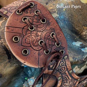 Celtic Viking Fusion Leather Armor Set for LARP, Renaissance Fairs & Fantasy Events - Handcrafted Warrior Costume