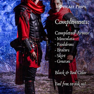 Authentic Roman Gladiator Leather Cuirass - Medieval LARP Armor for Spartacus Cosplay & Fantasy Reenactments