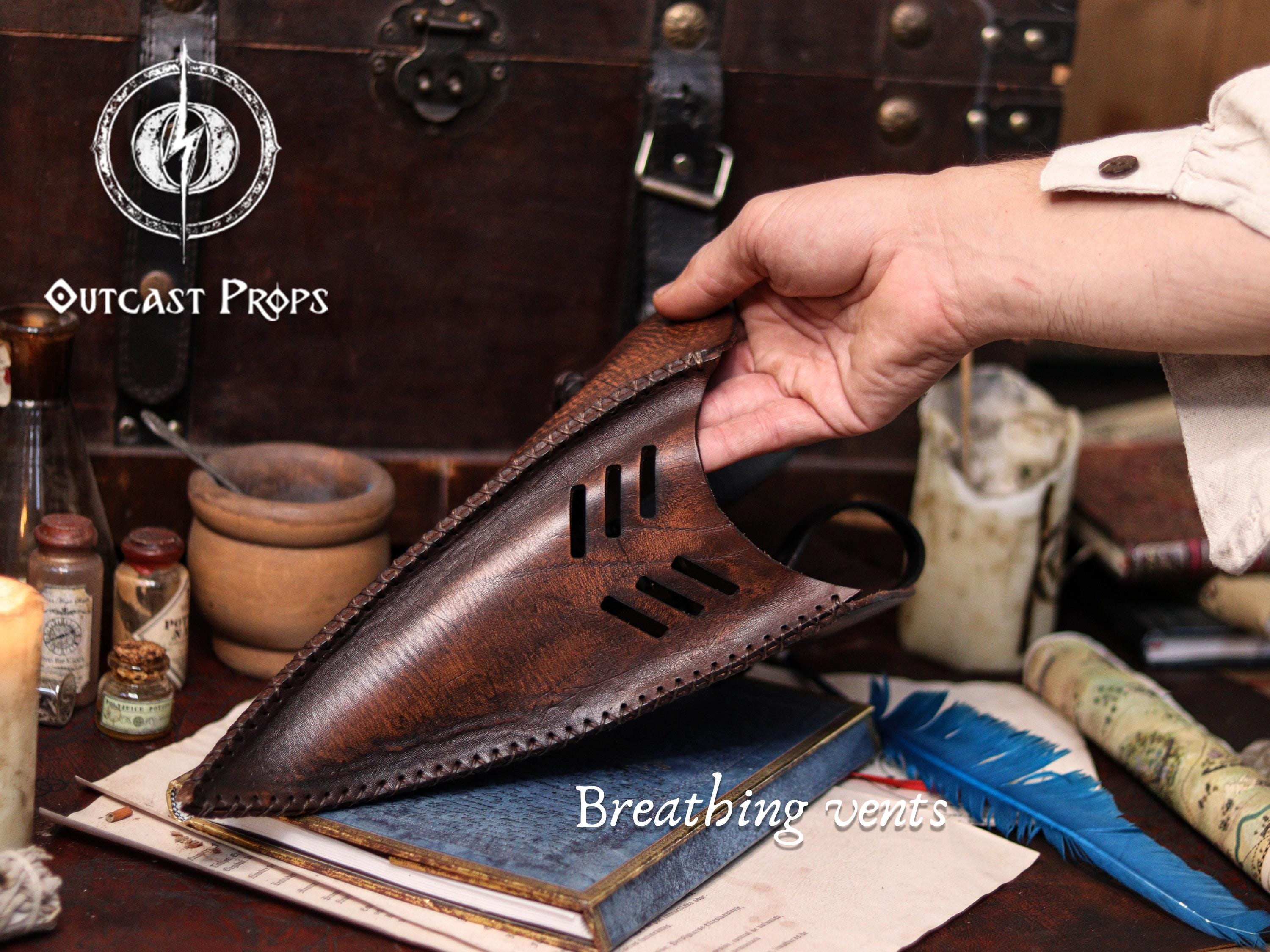 ペスト医師のレザーマスク 中世LARPコスプレ スチームパンク ゴシック