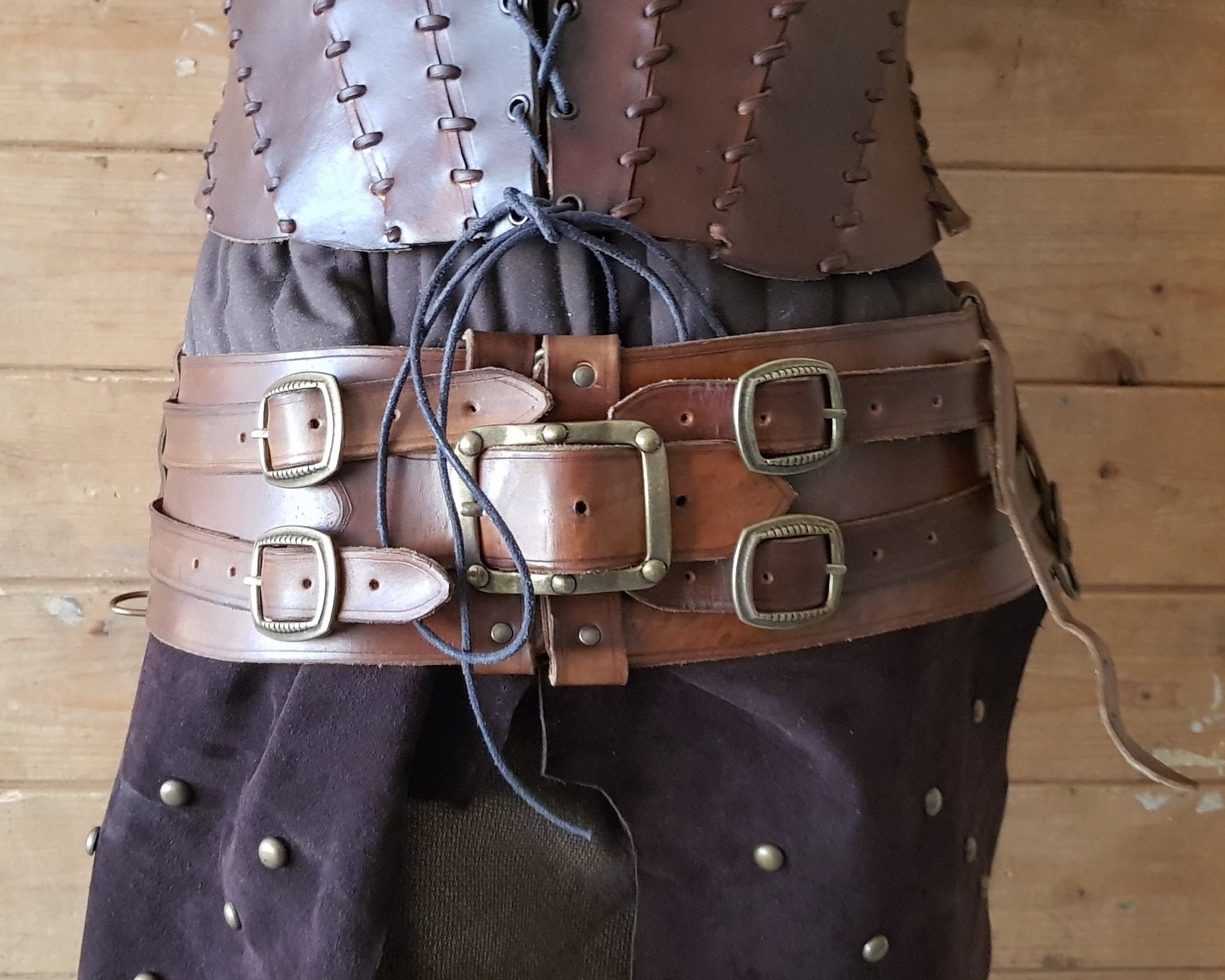 Shieldmaiden Viking Leather Belt and Tassets Essential - Etsy UK