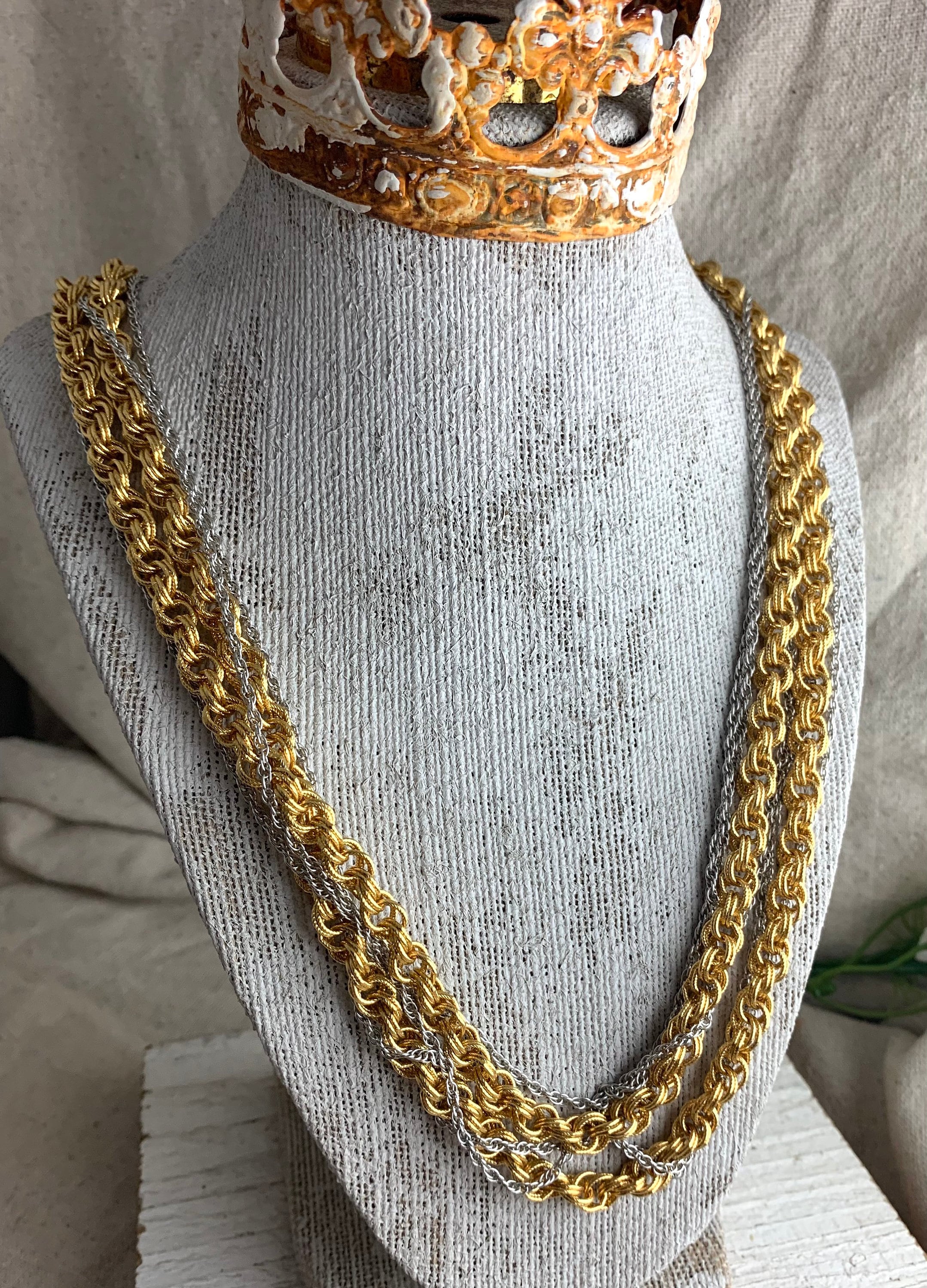 ★MIDNIGHT MOMENT.★ Rhythm long chain necklace gold Rhythm long chain necklace - gold - midnightmoment | 60