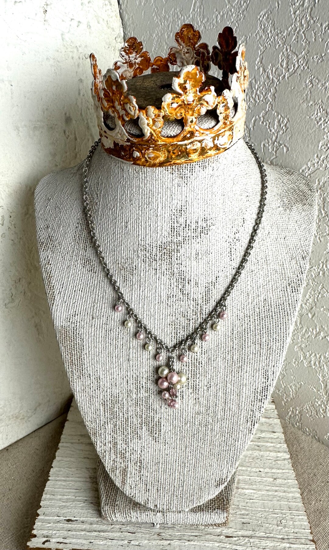 Collier Fantaisie Perles Simili – Pièce Tendance – Occasion