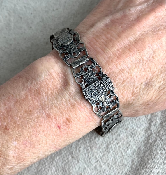 Antique Souvenir Bracelet, Paris France, 7