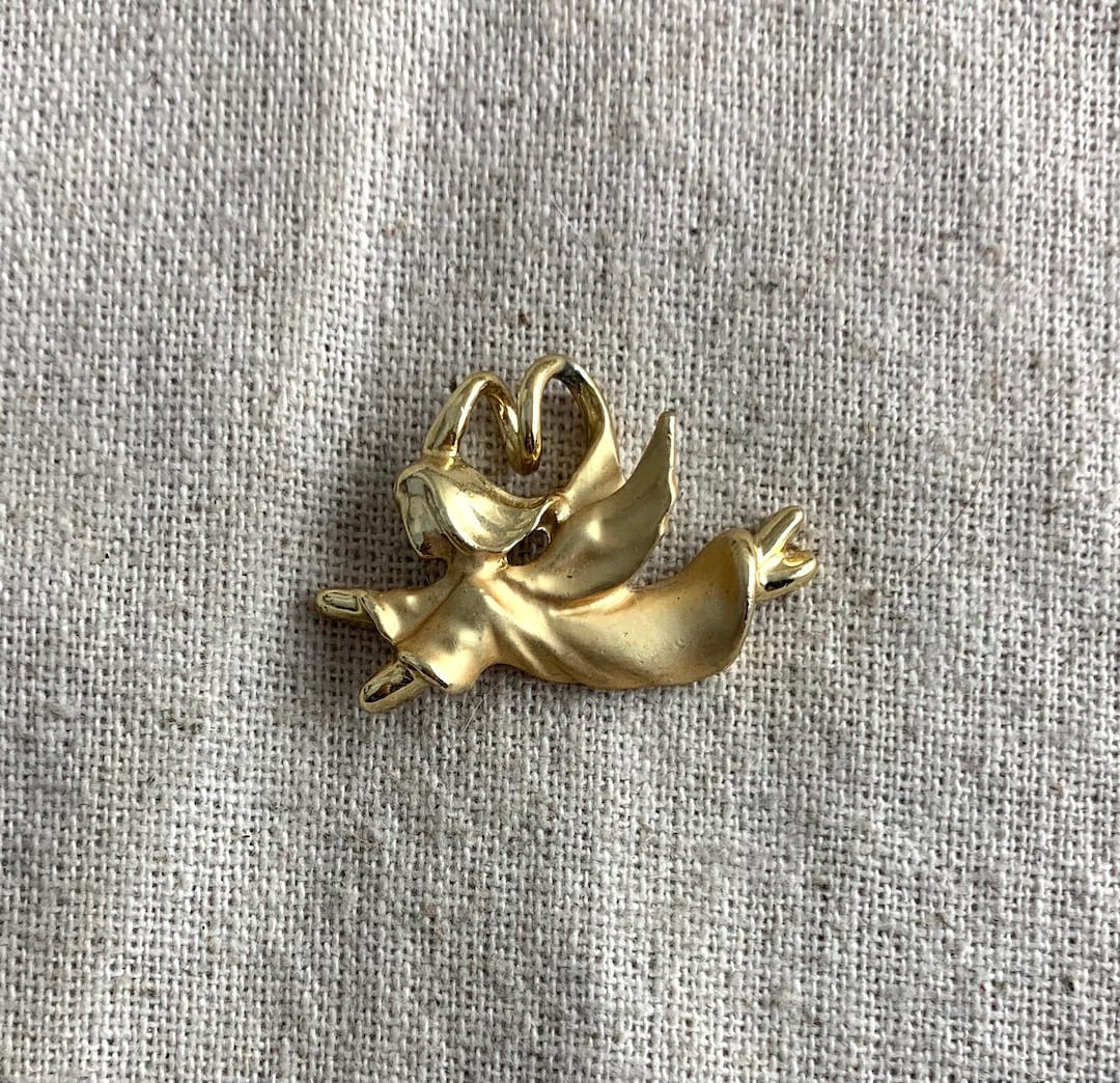 Gigi Accessories, Inc. Angel Slider Pendant, 1 1/4 x 7/8, 3 mm bail ...