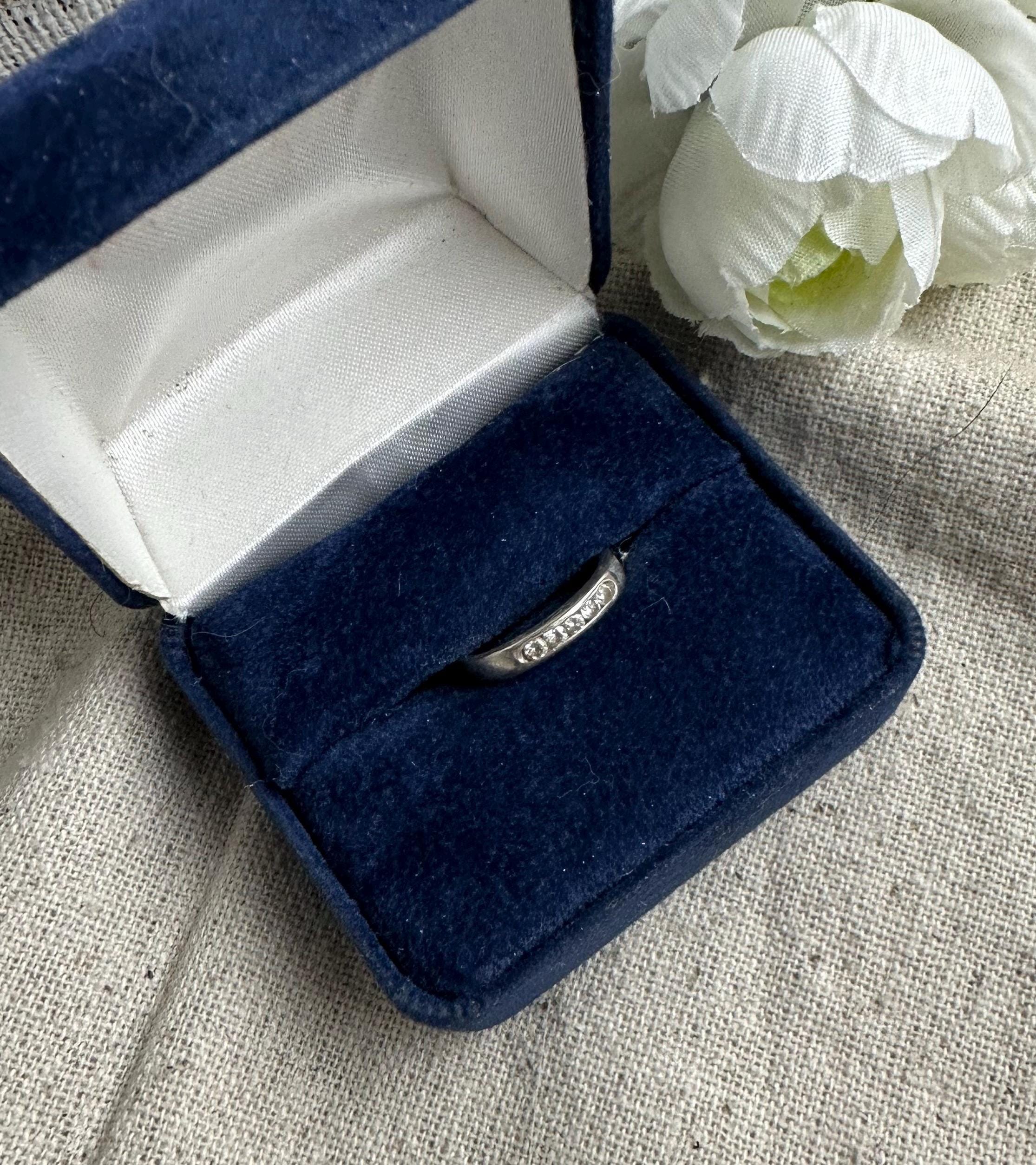 Mcc Silver Rings MC Sterling Silver Ring With CZ Accents - Etsy