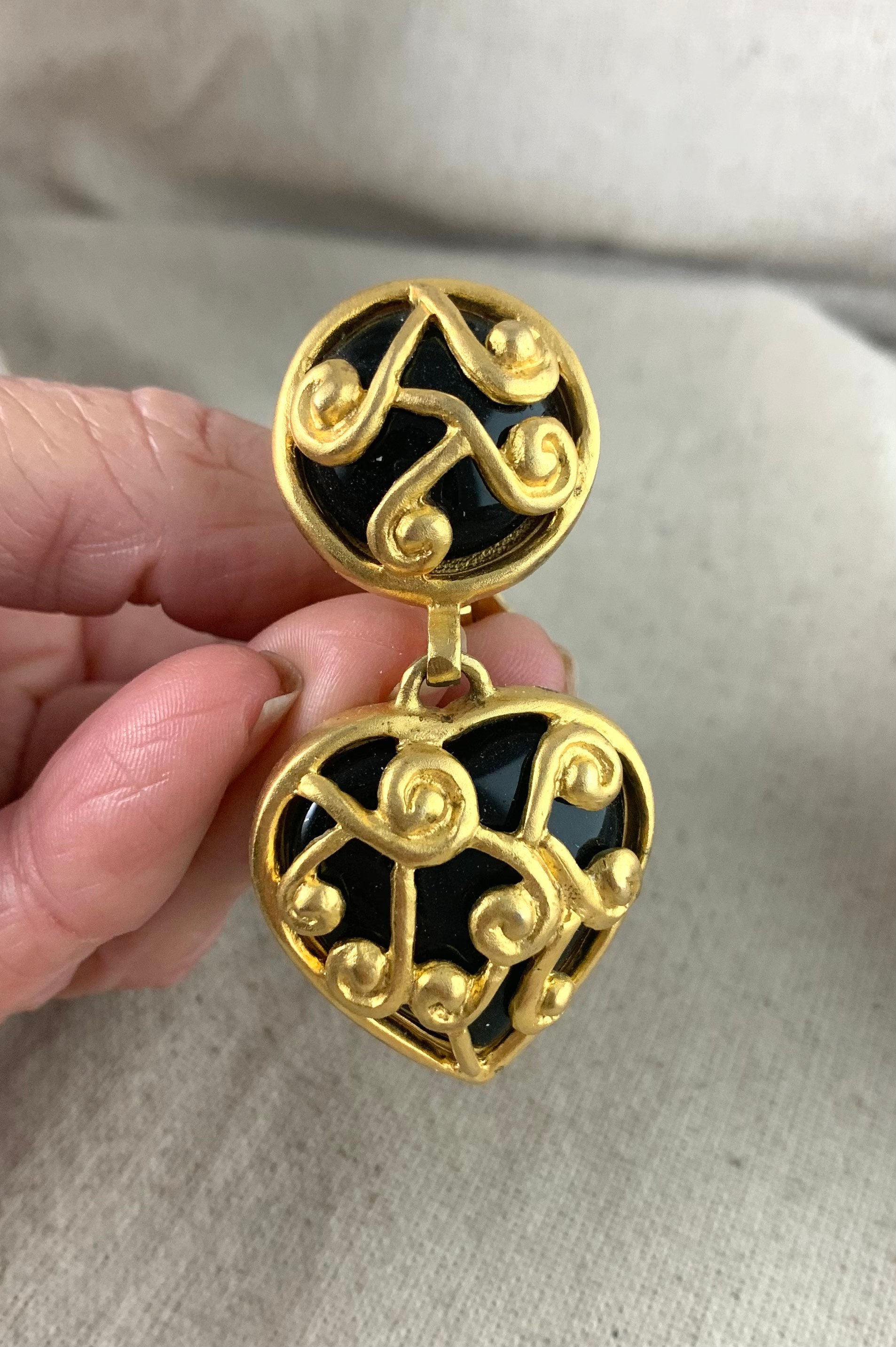 ■VINTAGE HOLLYWOOD■ 3Way Heart Ball Earrings VH2313EA003B □VINTAGE HOLLYWOOD□ 3Way Heart Ball Earrings VH2313EA003B
