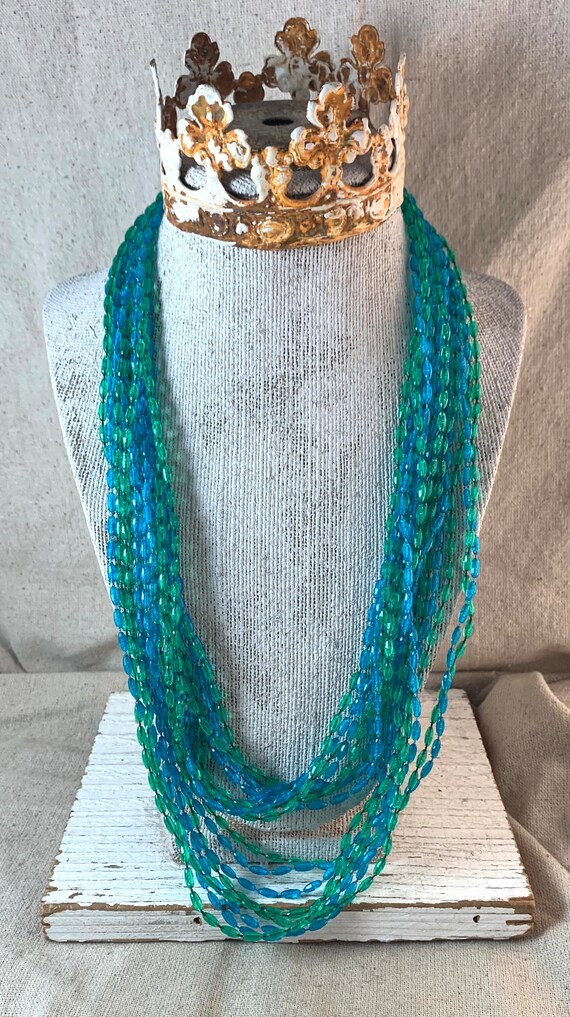 Plastic sale bead necklace
