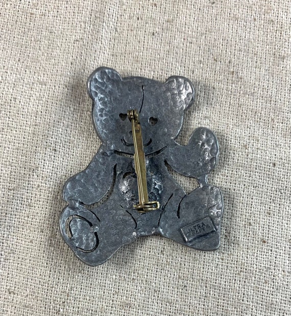 vintage Ultra craft teddy bear brooch