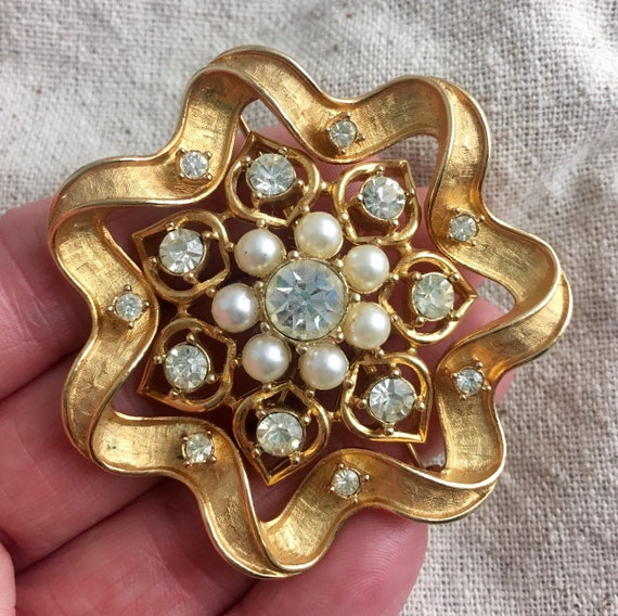 Sarah Coventry Vintage Three in One Brooch, brush… - image 2