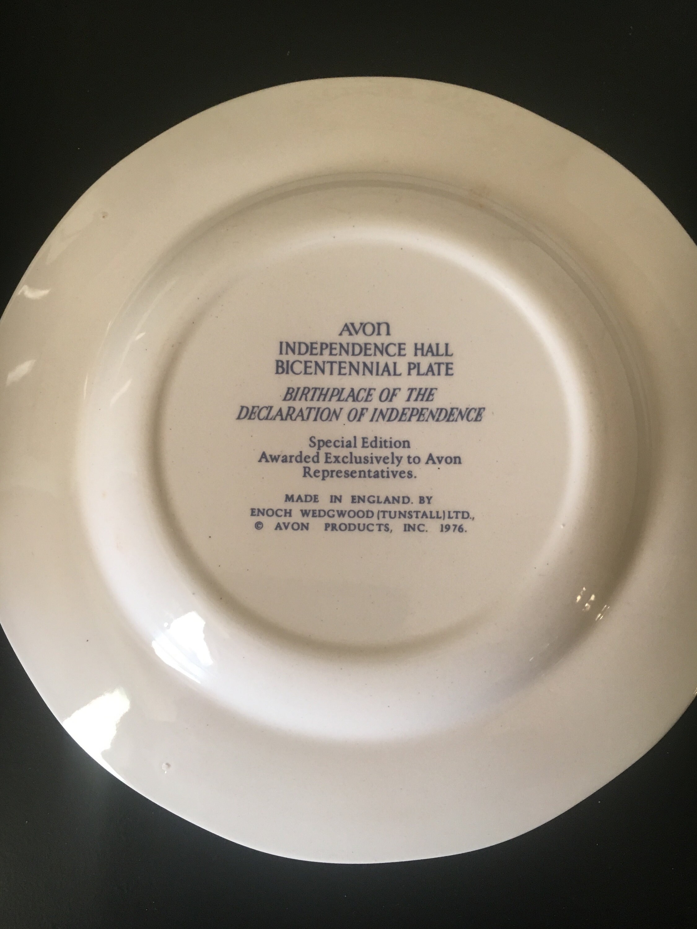 Set of four collectible plates Etsy