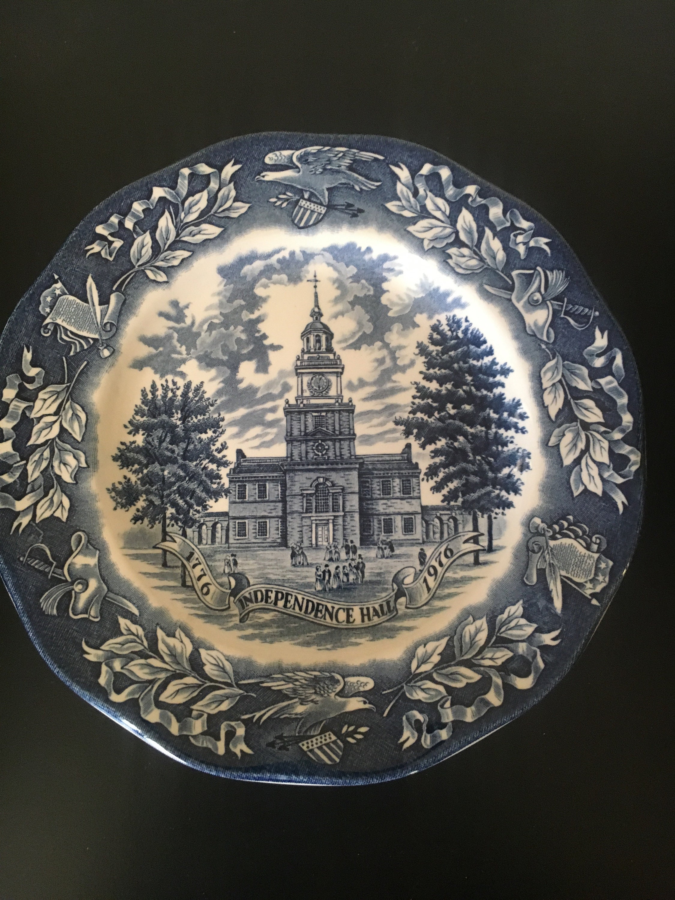 Set of four collectible plates Etsy