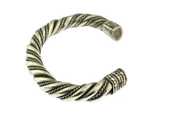 Old SUMAILIYA Bedouin silver bracelet. Old ethnic… - image 3