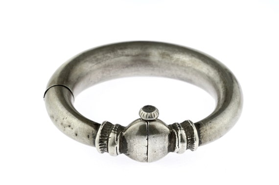 Antique silver bracelet or anklets from India, eth