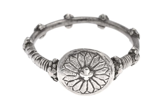 Rare tribal Yemeni silver bracelet. Ancient ethnic bracelet from the Tihama region of Yemen