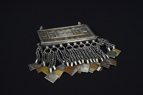 Silver Bedouin amulet - hirz - from OMAN, Koran b… - image 5