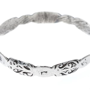 Antique silver IDA OU TANANE Berber bracelet from Morocco, Amazigh bracelets, Moroccan jewellery