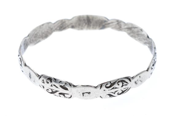 Antique silver IDA OU TANANE Berber bracelet from Morocco, Amazigh bracelets, Moroccan jewellery