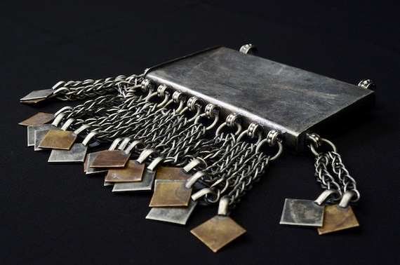 Silver Bedouin amulet - hirz - from OMAN, Koran b… - image 8