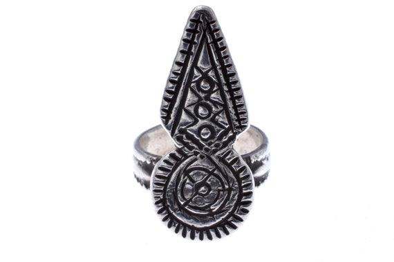 Tribal silver ring from Oman, Middle East jewelry, bedouin silver, Nizwa jewelry, old ethnic tribal ring