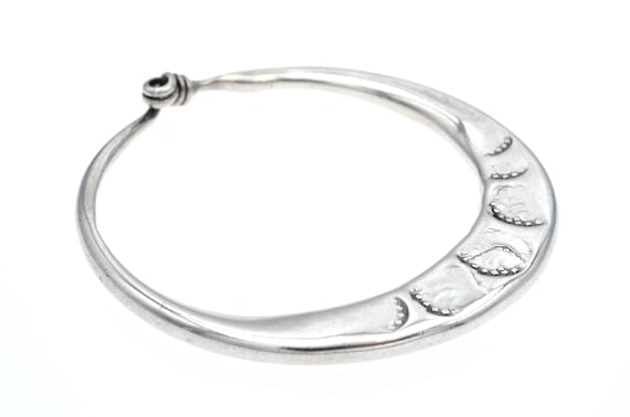 Tribal Headdress Ornament. Heavy Libyan Berber Silver Earring. Wearable as Bracelet