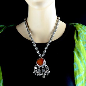 Collier Siwa Berbère Ethnique - Inspiration égyptienne Et Bédouine, Fait Main, Neuf Sans Emballage